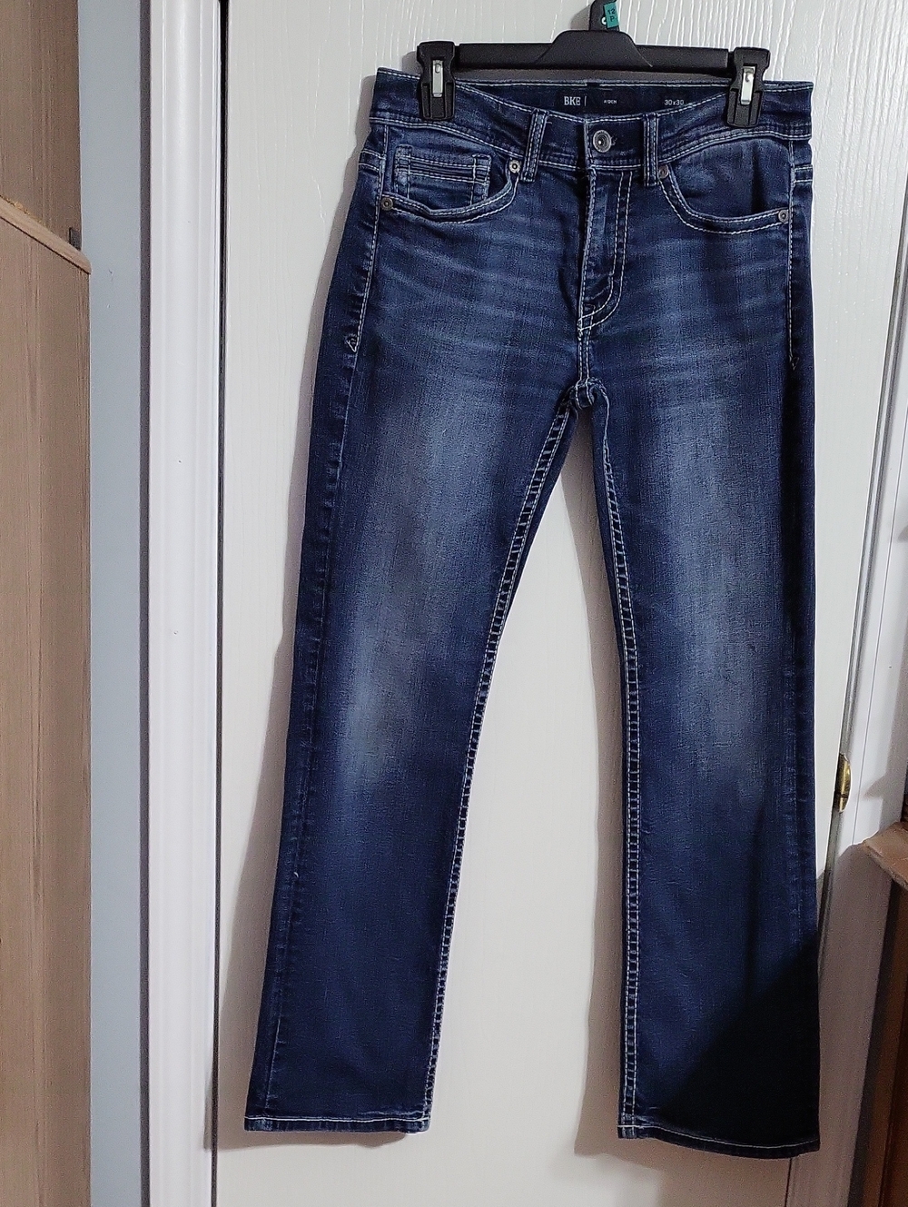 BKE Jean's Women's Dark Blue Straight-Leg Jeans #4115